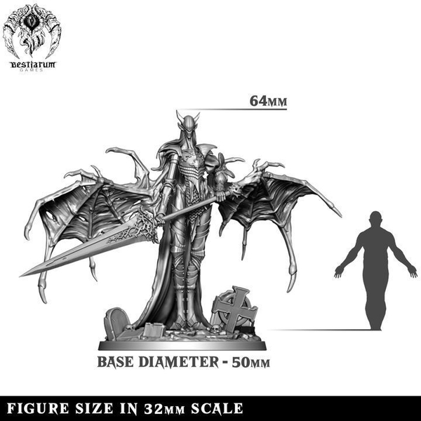 Отвартительные The Abhorrents 32мм Миниатюры (32mm / Без покраса / Crimson Order Knight)