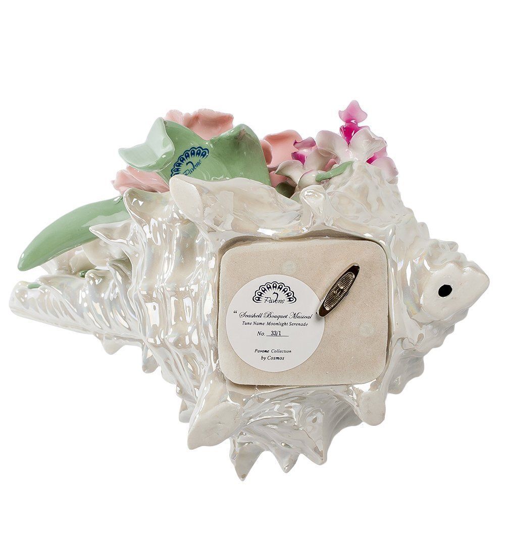 CMS-33/ 1 Муз. композиция «Ракушка с цветами» (Pavone)