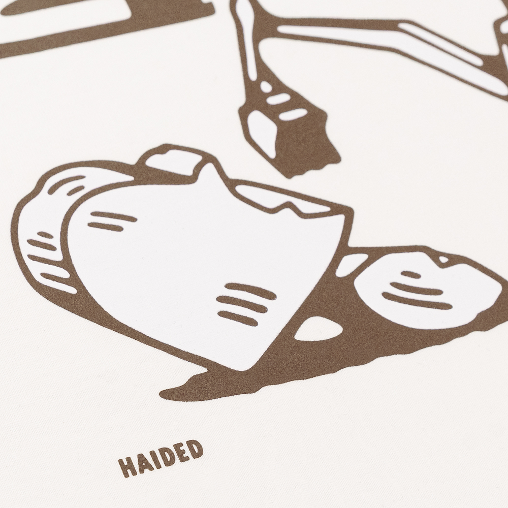 Футболка HAIDED DECONSTRUCTION Ecru