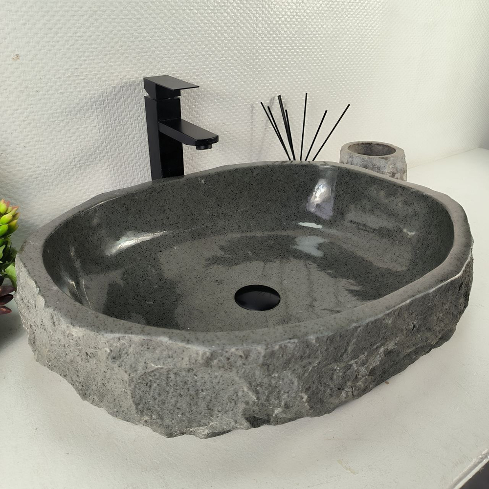 Раковина из андезита Erozy Grey EA-65010 56*46*15 0040