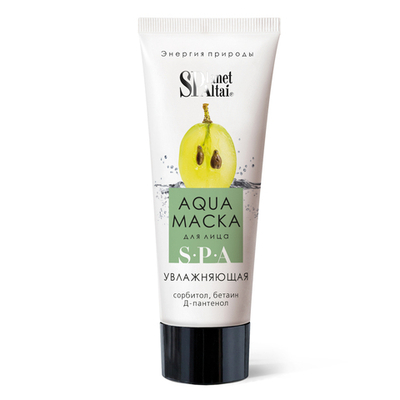 Planet Spa Altai Маска для лица увлажняющая, 75 мл, Две линии