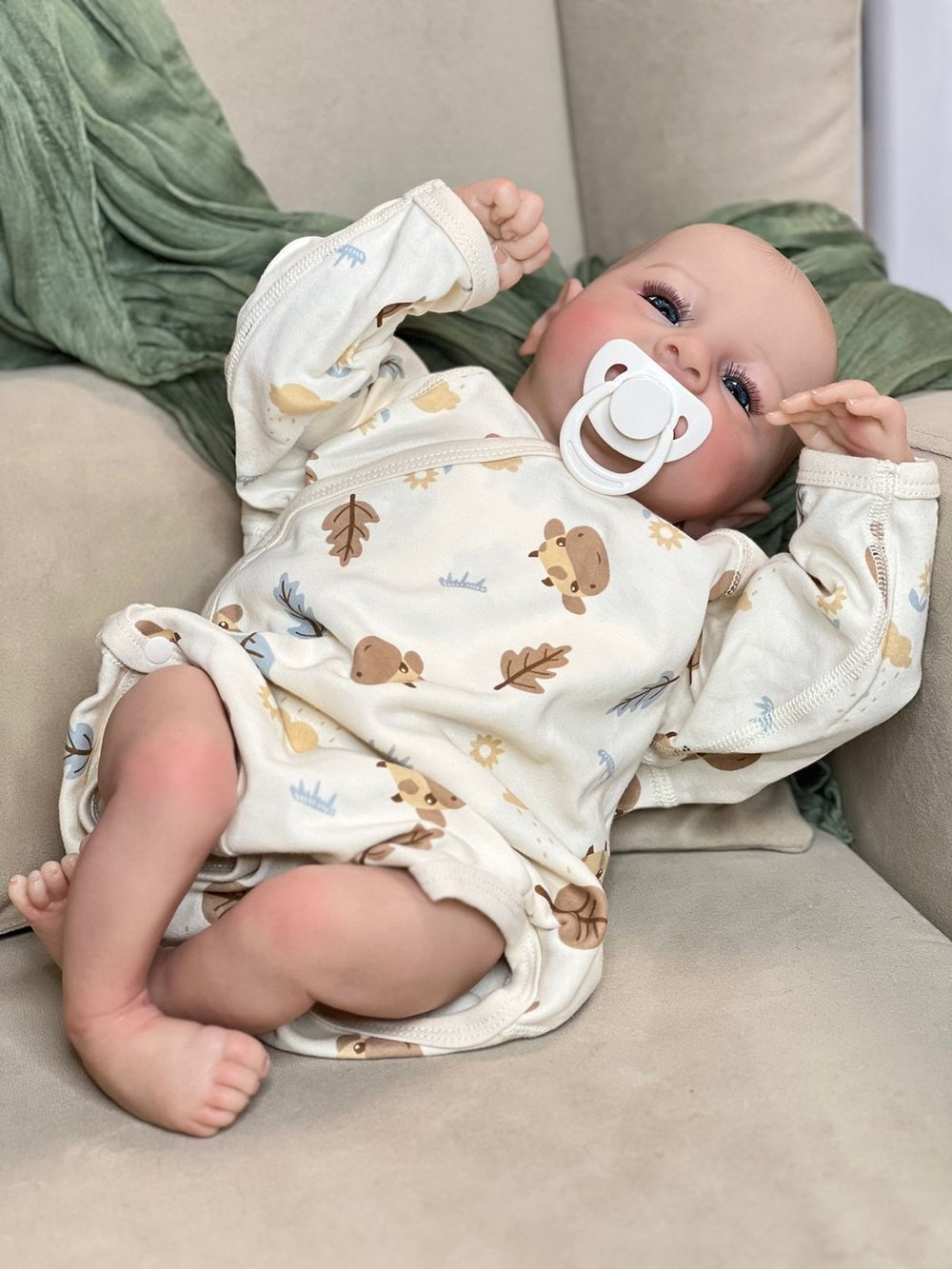 Кукла Реборн мягконабивная 48см в пакете (FA-689)