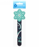 Пилка для ногтей наждачняя в пакете «Ultramarine - Снежинка», 17,8*4см