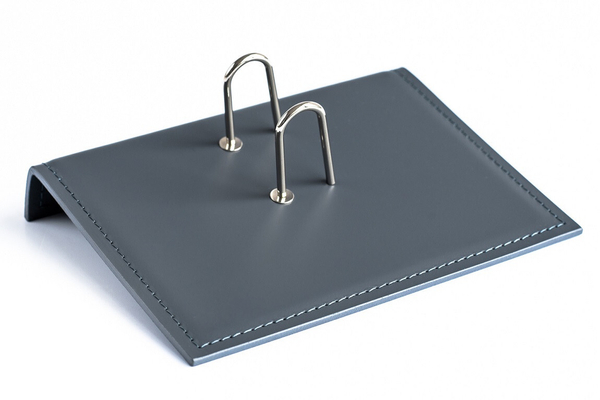 Держатель для календаря из кожи цвет графит