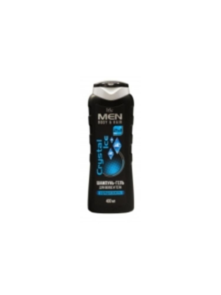 Шампунь-гель 2в1 IRIS (Men Body&amp;Hair) 400мл Crystal Ice