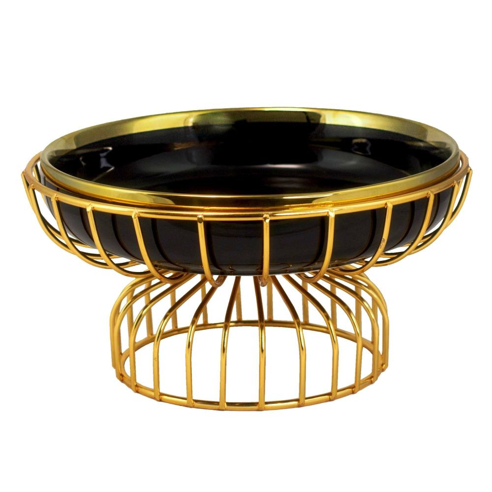 Lenardi 106-274 Блюдо 23х16см MULTICOLOR на подставке в под.уп.(х8)Фарфор