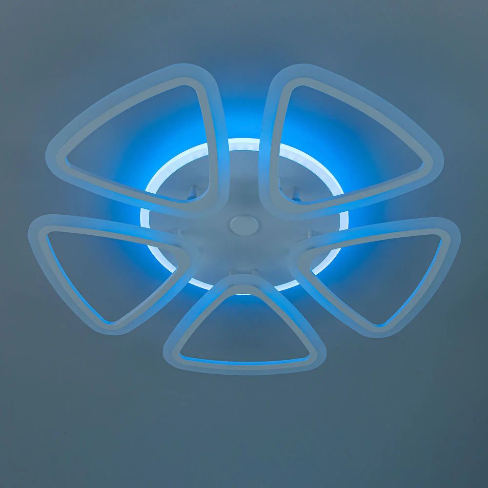 Citilux Мальта Смарт CL234A250E RGB Умная люстра Белая