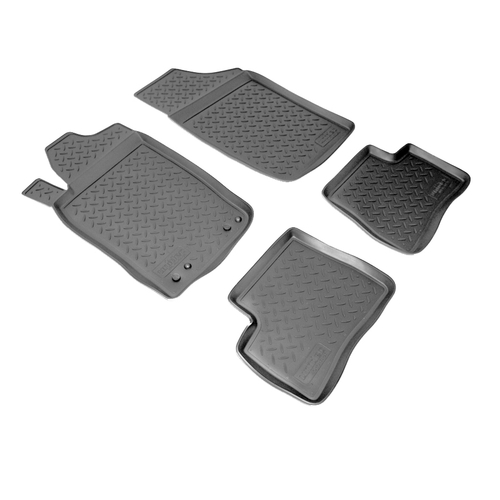 Ковры в салон Norplast/Unidec для Peugeot 206 (1998-2009)Полиуретан,Черный, арт.NPL-Po-64-26