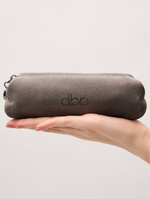 Замшевая косметичка DBR 15-11 серый замок