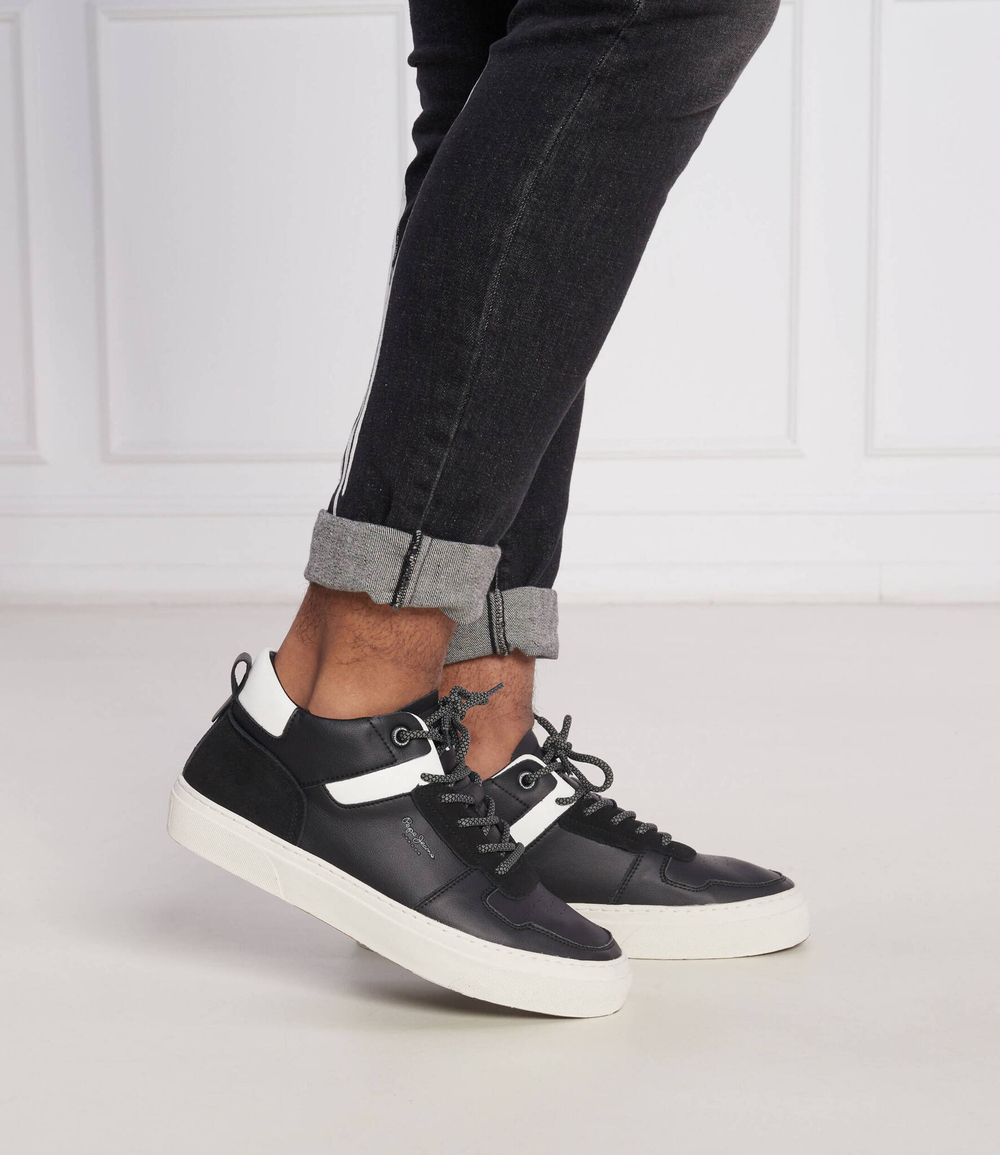 кроссовки yogi street 2.0 boot Pepe Jeans London - черный(PMS30861)