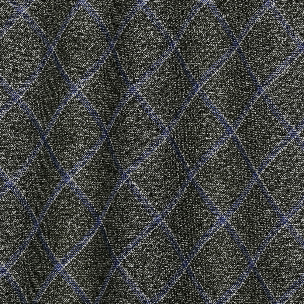 Тонкая костюмная ткань зелёного с синим цвета из смеси шерсти, льна и шёлка