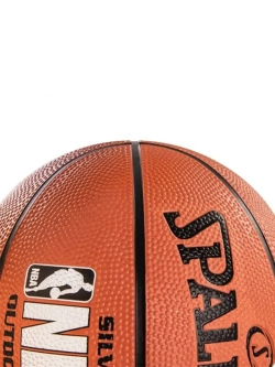Мяч Spalding NBA Silver размер 7 для зала для улицы резина