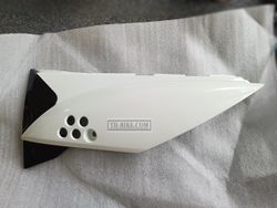 36001-0212-25R. COVER-SIDE,LH,UP WHITE+LO EBO. Kawasaki