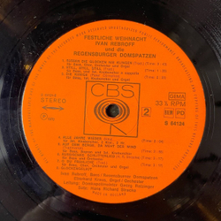 Винтажная виниловая пластинка LP Ivan Rebroff Иван Ребров Und Die Regensburger Domspatzen Festliche Weihnacht (Holland 1970)