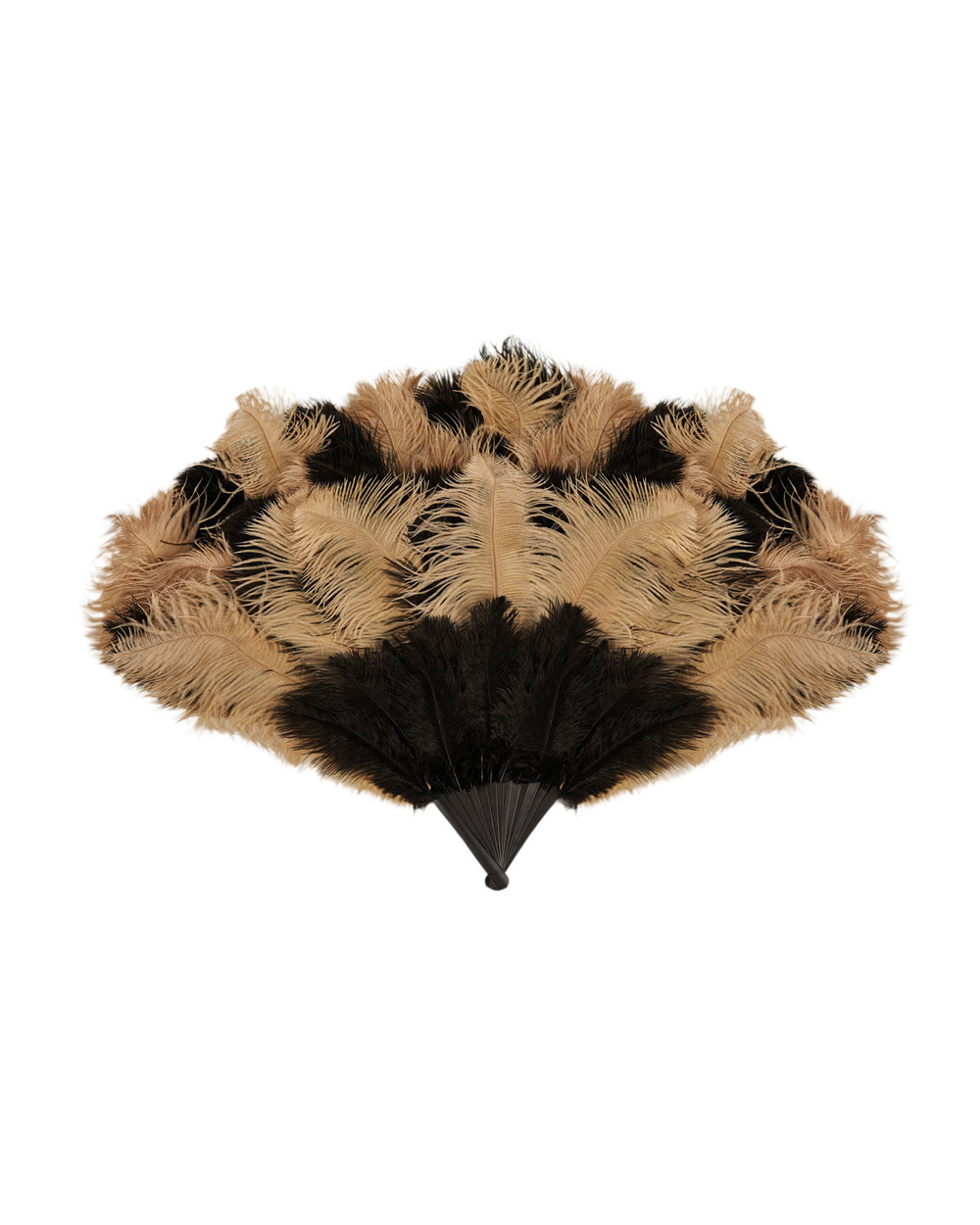 Веер из страусиных перьев