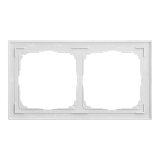 Рамка 2-м ArtGallery Pure органич. стекло бел. SE GAL320102