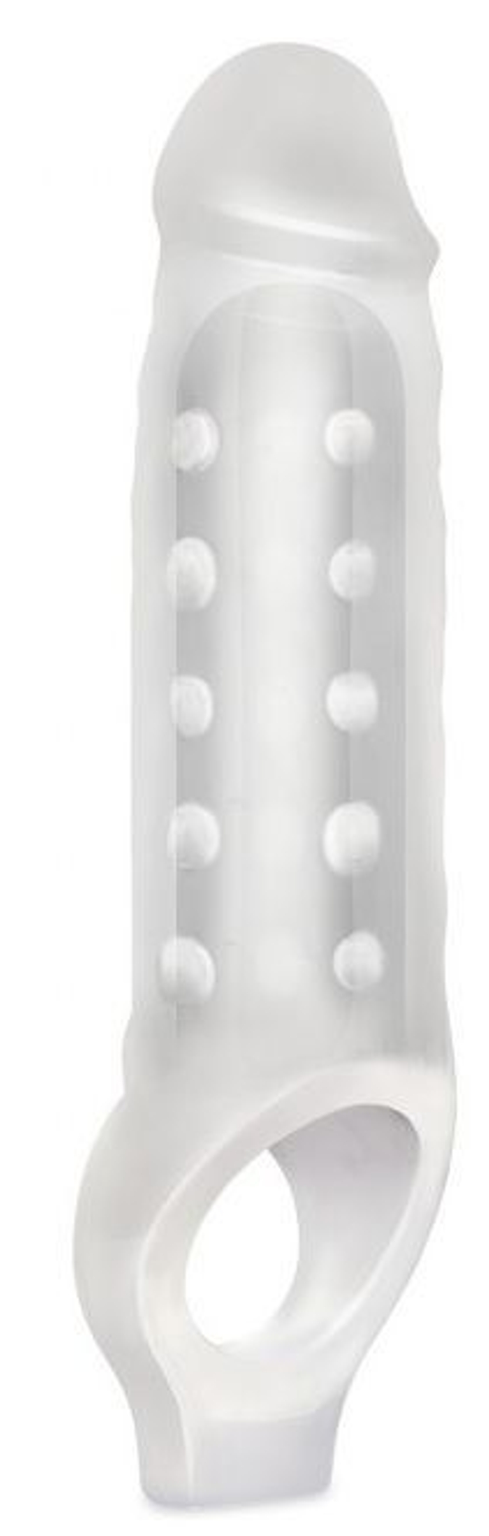 Насадка на пенис BlueLine Mighty Extender, текстурированная, 13 см