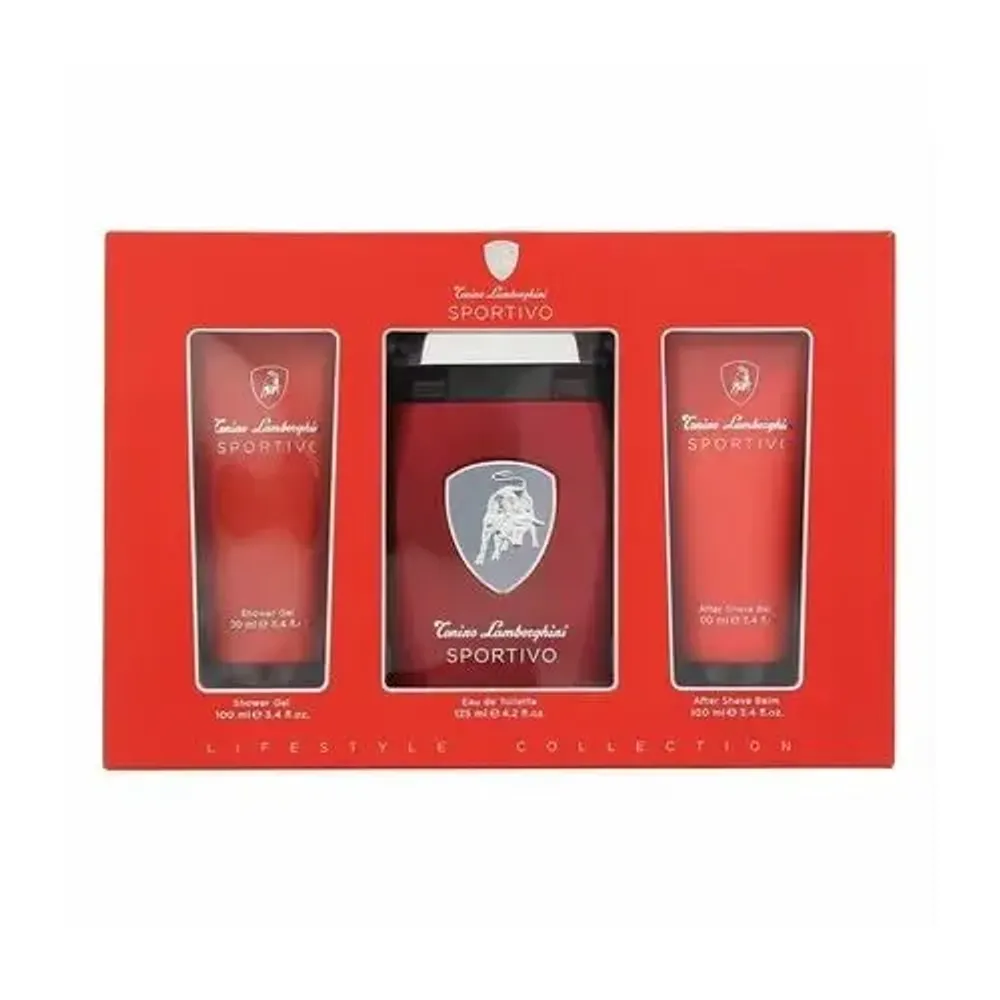 Спортивная парфюмерия для мужчин Lamborghini Sportivo Gift Set с эксклюзивной упаковкой 30 мл