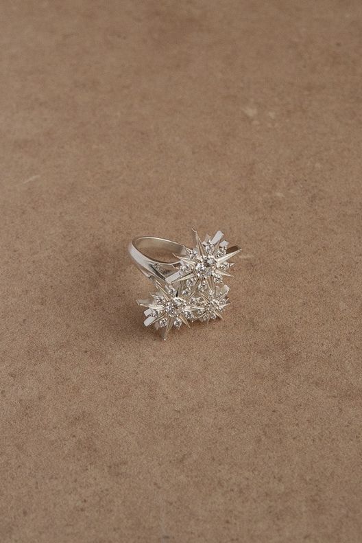 Кольцо TRIPLE STAR RING / Puntus