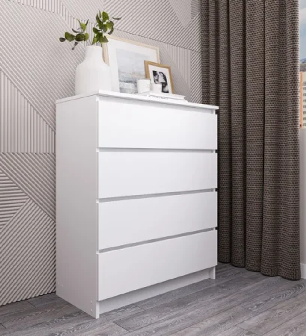 Комод Мори МК 800.4 Белый