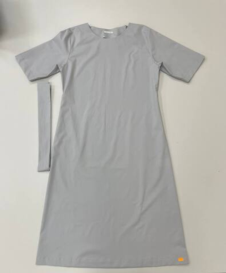 Тестовый образец. Дефект ткани. Платье из хлопка 100%. Цвет айсберг. Размер 46. №72