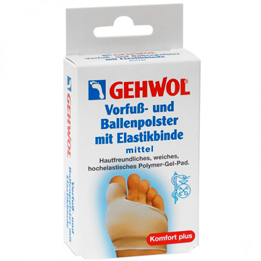 с накладкой из гель-полимера и эластичной ткани, большая Gehwol