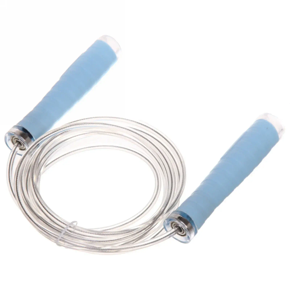 Скакалка с подшипниками RICHO RQ-JR-PL03, 3 м, ручка 125 мм, голубой