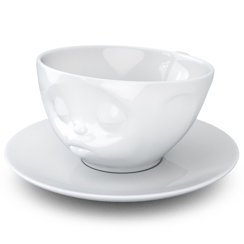 Чайная пара Kissing, 200 мл, белая