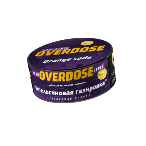 М. Табак для кальяна Overdose Orange Soda (Апельсиновая газировка), 25 г