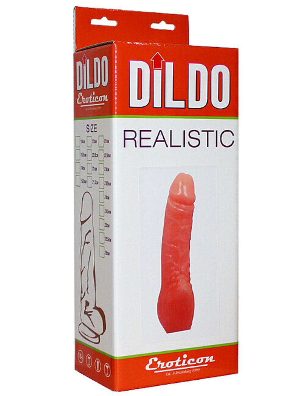 Фаллоимитатор гелевый рельефный с пупырышками (Цвет: телесный)