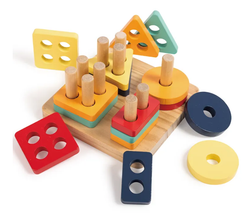 Детская головоломка "Играем вместе" Танграм и Сортер