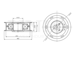 Ролик натяжной ремня ГРМ UNIO TNS-10021