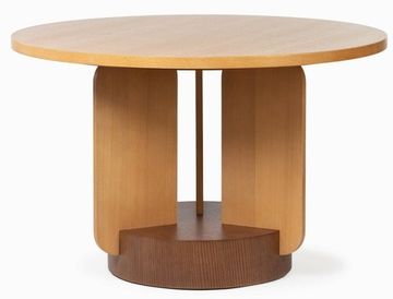 Обеденный стол Ollet диаметр 120 коричневый