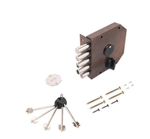 Замок накладной  Гардиан  2005  Л вертик.ключевина  5кл ЗД б/о   тяж  / 2464