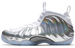Кроссовки Nike Foamposite One Chrome White (Женская размерная сетка)