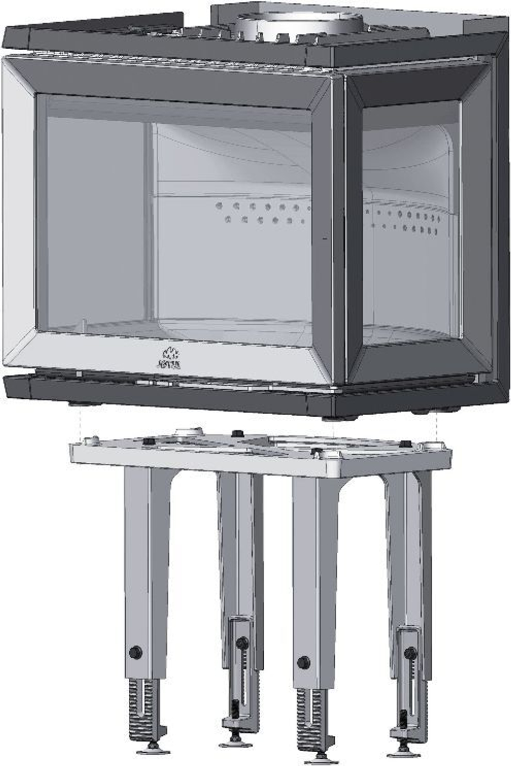 Каминная топка из чугуна JØTUL I 520 FRL