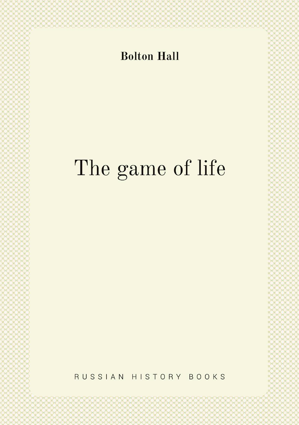 The game of life | Bolton Hall