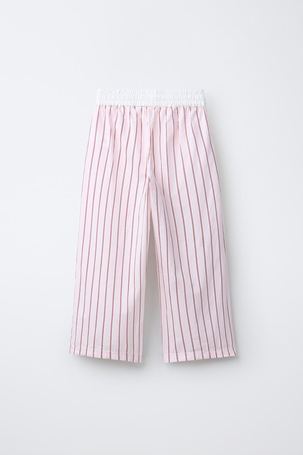 ZARA БРЮКИ В ПОЛОСКУ, РОЗОВЫЙ