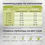 Сухой корм для взрослых домашних кошек с лососем и индейкой Cat Indoor Stool Odour Reduction BRIT CARE 1,5кг