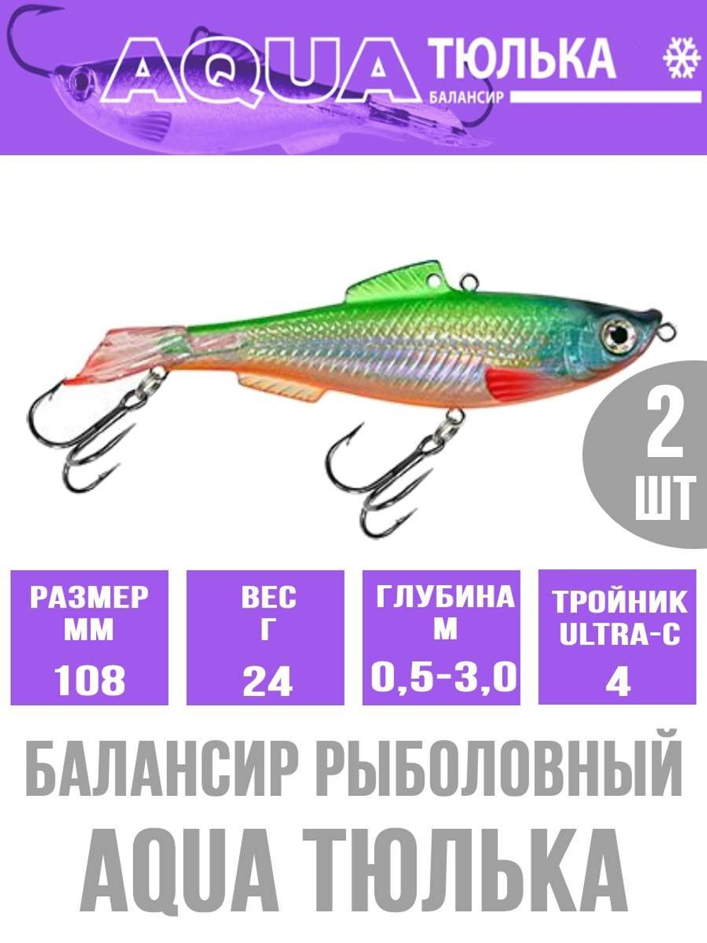 Балансир для рыбалки AQUA ТЮЛЬКА