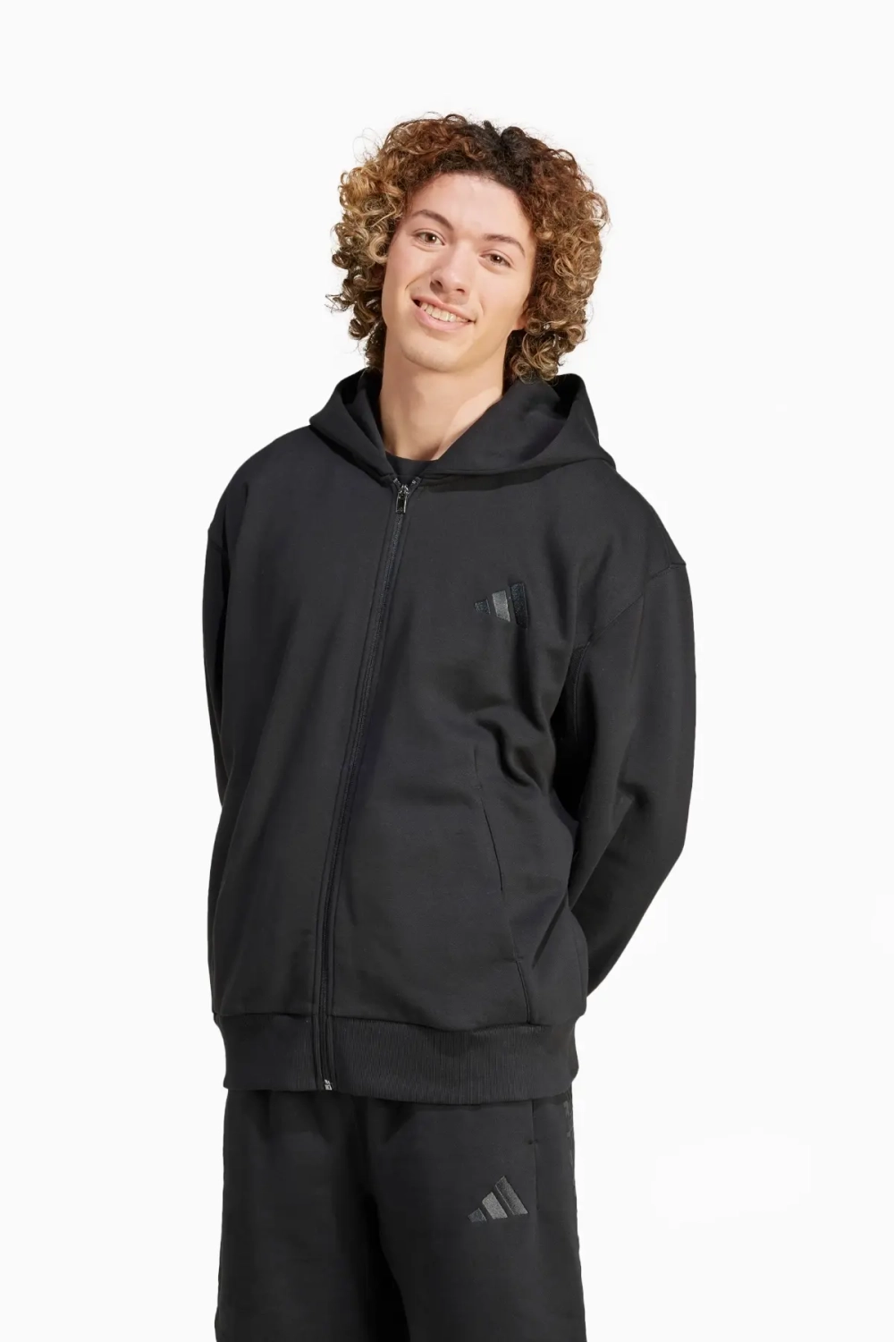 Кофта adidas All SZN Fleece FZ - черный