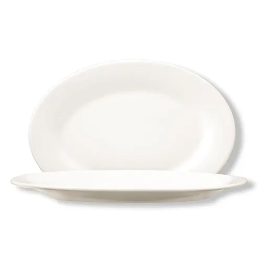 Блюдо овальное 20*14 см белое фарфор P.L. Proff Cuisine [10]