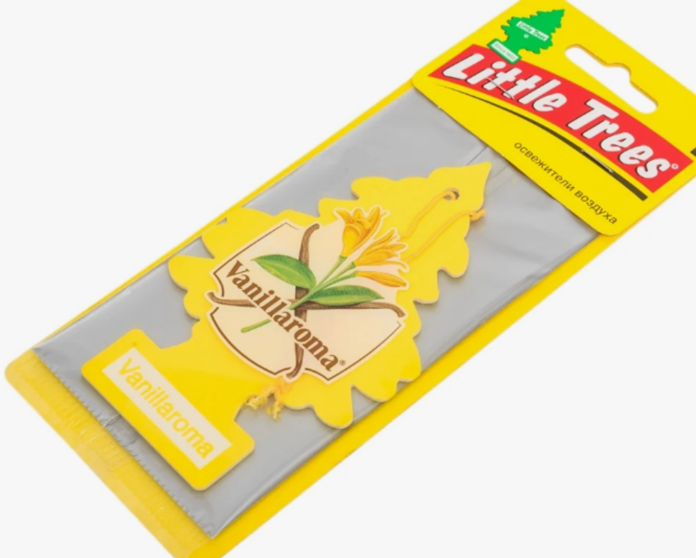 Ароматизатор сухой Little Trees (Ёлочка) - Ваниль/Vanillaroma (Russia) #PRO0327X