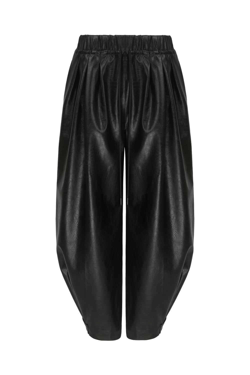 Брюки из экокожи