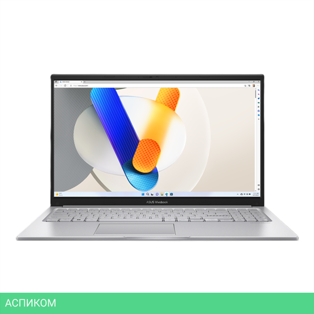 Ноутбук ASUS Vivobook 15 X1504VA-BQ127W Cool Silver (90NB10J2-M02YB0)