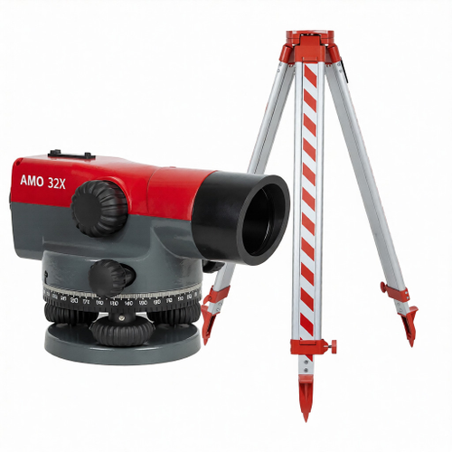 Комплект оптический нивелир AMO 32X + штатив S6-N + рейка AMO S3