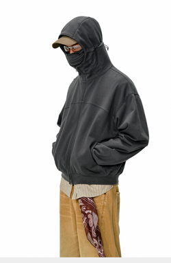 Худи Nothomme Zipper face Heavyweight 400g hoodie