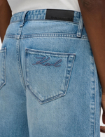 Джинсы KARL LAGERFELD Barrel Denim Pants