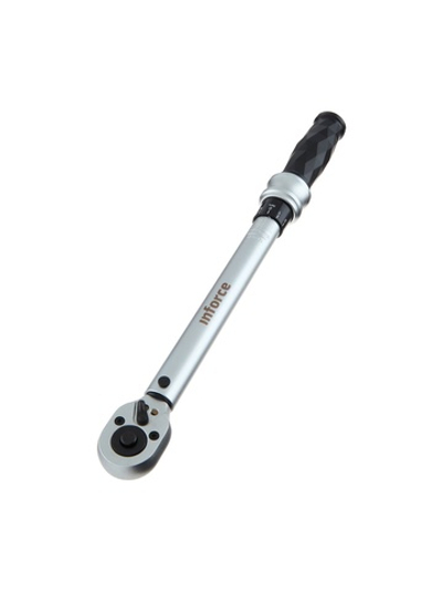 Динамометрический ключ 3/8 20-110 Нм Inforce, Длина 240мм, Сталь Cr-V, Профессиональный, 06-05-107
