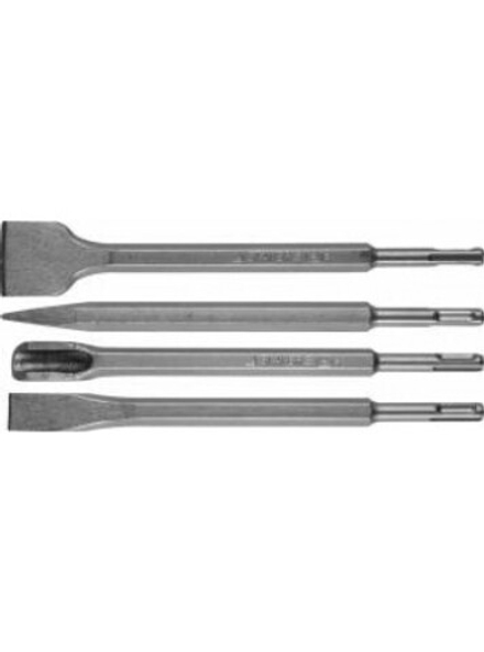 Набор зубил STAYER "PROFESSIONAL" SDS-Plus для перфораторов, 4шт.